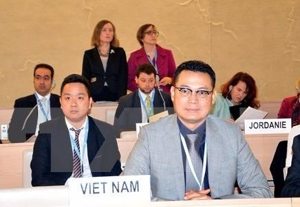 Đại sứ đặc mệnh toàn quyền Nguyễn Trung Thành, Đại diện Thường trực của Việt Nam bên cạnh LHQ - Ảnh: TTXVN