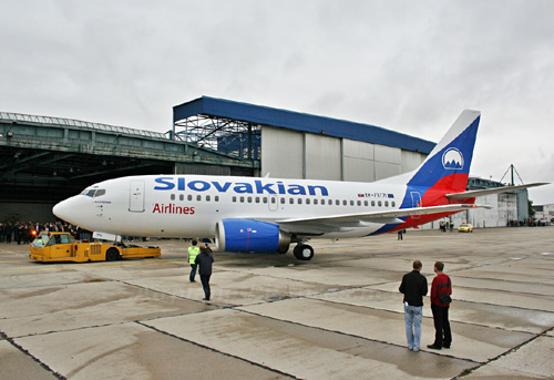Một máy bay của hãng hàng không Slovakia - Ảnh minh họa
