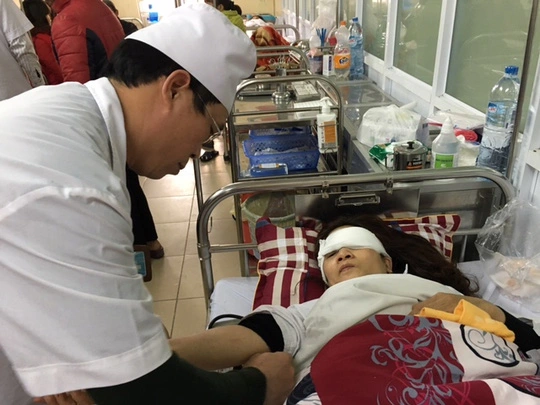 Cán bộ tiếp dân Trần Thị Thu Hiền bị chém thương tích 13% vào tháng 1 vừa qua
