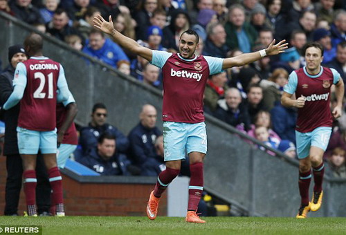 
Dimitri Payet tỏa sáng trong màu áo West Ham
