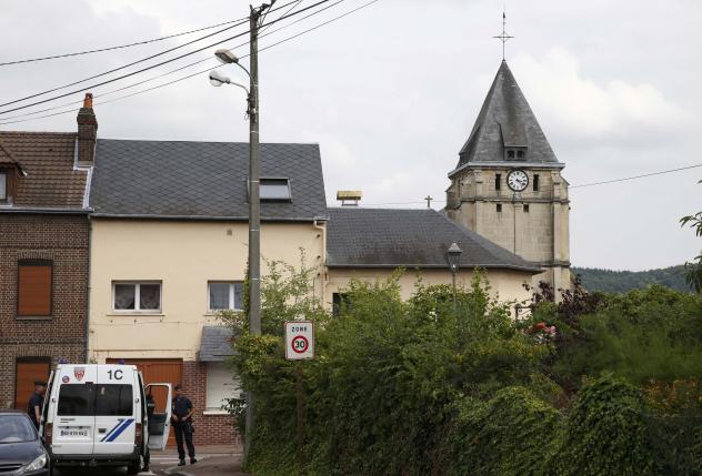 Nhà thờ nơi xảy ra vụ bắt con tin. Ảnh: Reuters