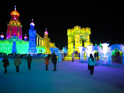 
Lễ hội Tuyết ở Trung Quốc.
