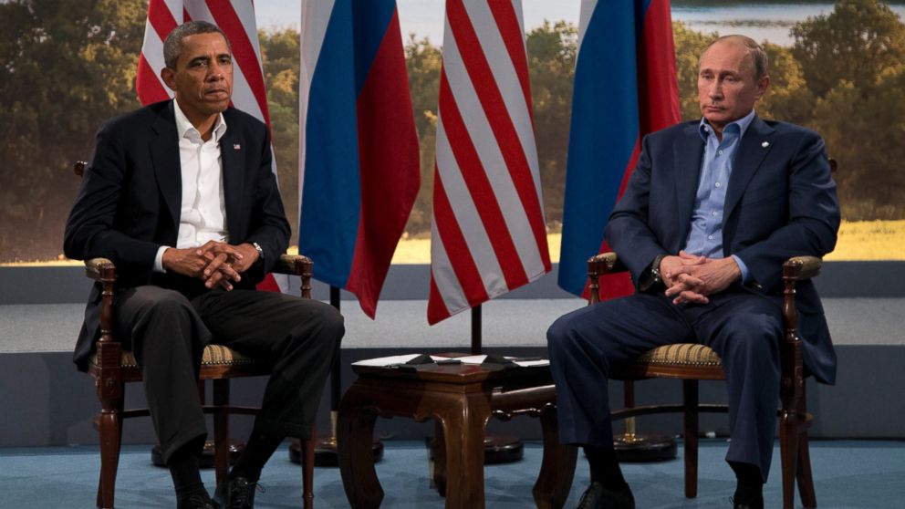 
Tổng thống Mỹ Barack Obama và Tổng thống Nga Vladimir Putin dự kiến sẽ có cuộc gặp bên lề tại Thượng đỉnh G-20. Ảnh: AP
