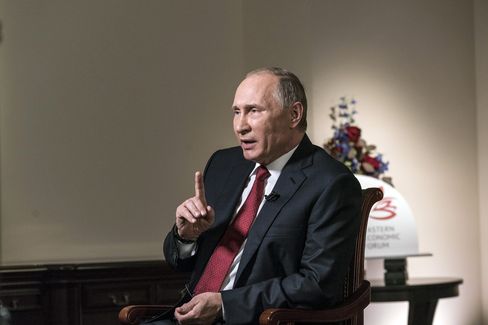 
Tổng thống Vladimir Putin Ảnh: BLOOMBERG

