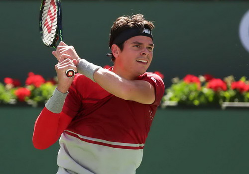 Milos Raonic không mất sức ở trận đấu với Bernard Tomic