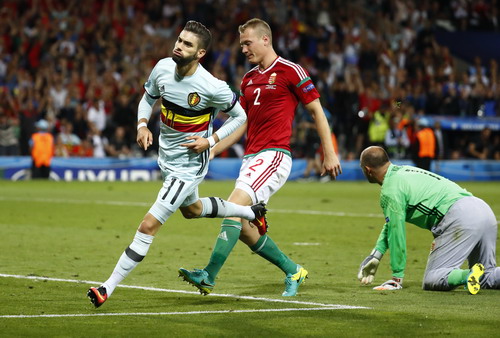 
Bỉ chỉ thể hiện tốt nhất ở chiến thắng 4-0 trước Hungary tại Euro 2016
