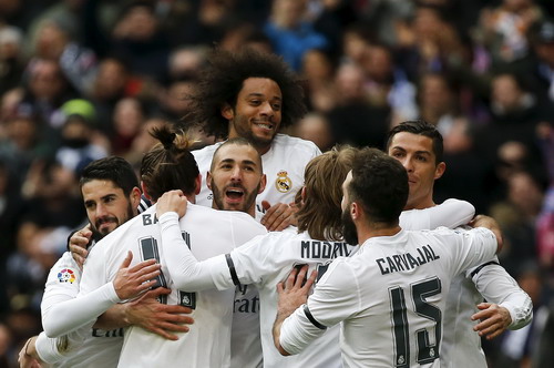 Chiến thắng tưng bừng của Real Madrid...