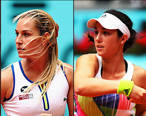 Chirico (phải) chờ đối đầu Cibulkova