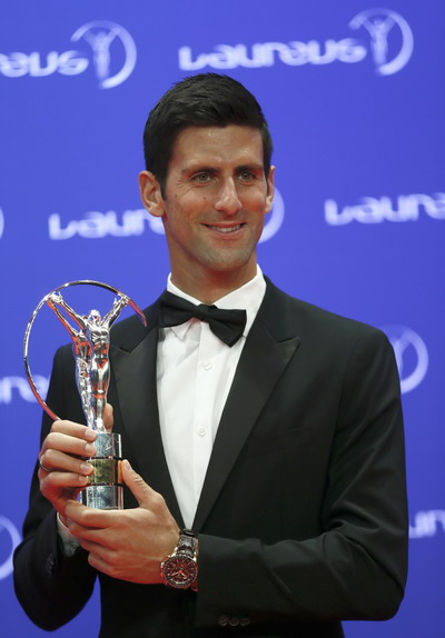 
Djokovic năm thứ hai liên tiếp nhận giải thưởng Laureus
