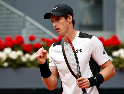 Đương kim vô địch Andy Murray đã vào đến tứ kết