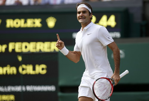 Federer ngược dòng ngoạn mục, đánh bại Cilic sau 5 ván