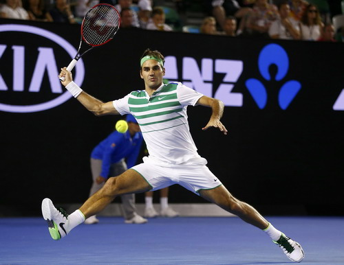 Federer mạnh mẽ vượt qua Dimitrov
