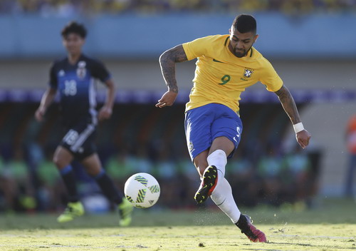 Gabriel Barbosa chờ tỏa sáng ở tuyển Olympic Brazil
