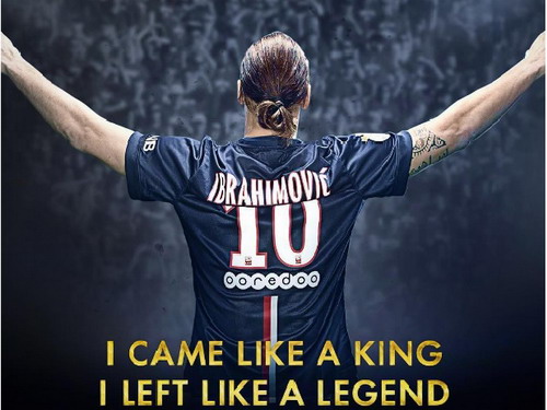 Ibrahimovic trở thành huyền thoại tại sân Parc des Princes của PSG