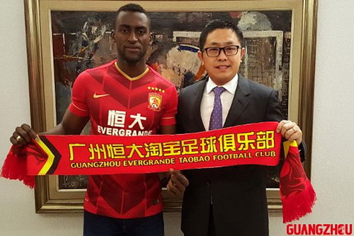 Jackson Martinez đầu quân cho Guangzhou Evergrande