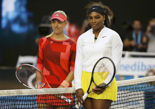 Trận chung kết được chờ đợi giữa Kerber và Serena như tại giải Úc mở rộng