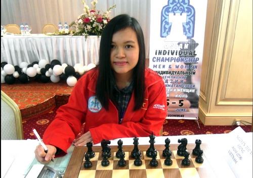 Nguyễn Thị Mai Hưng có ngôi vô địch châu lục nội dung cờ chớp nhoáng