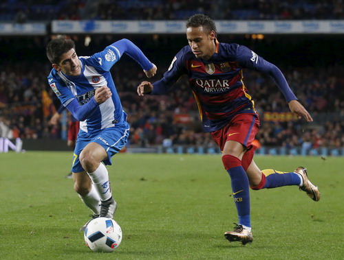 Neymar đã ghi bàn trở lại cho Barca