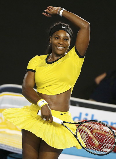 Vũ điệu chiến thắng quen thuộc của Serena