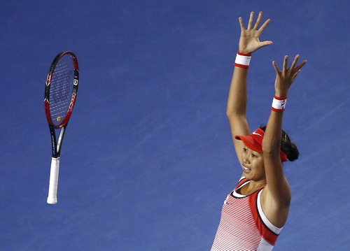 Zhang Shuai lần đầu vào tứ kết Grand Slam