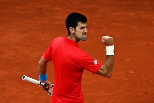 
Niềm vui chiến thắng của Djokovic
