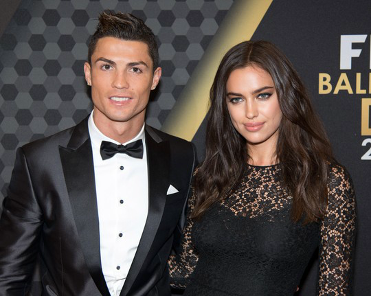 
Ronaldo thuở còn hẹn hò với Irina Shayk
