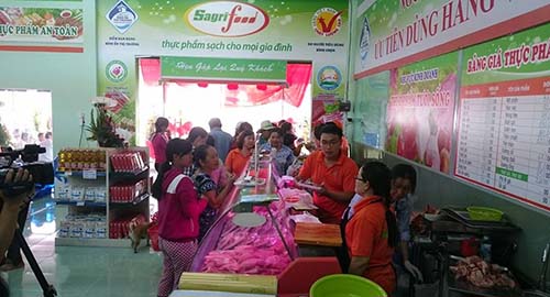 Cửa hàng tiện lợi Sagrifood vừa đưa vào hoạt động tại Củ Chi, TP HCM