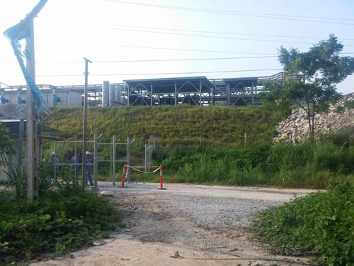 Dự án khoáng sản Núi Pháo gây ô nhiễm môi trường, bị người dân ở xã Hà Thượng, huyện Đại Từ, tỉnh Thái Nguyên khiếu kiện Ảnh: NGUYỄN QUYẾT