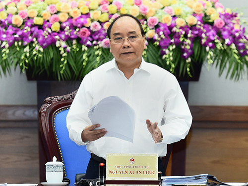 
hủ tướng Nguyễn Xuân Phúc chủ trì phiên họp Chính phủ thường kỳ tháng 8-2016
