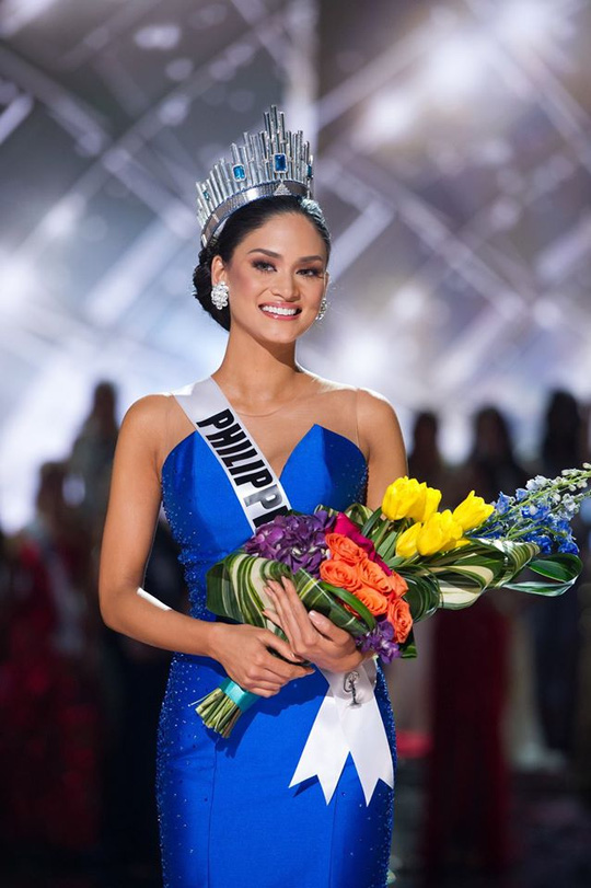 Pia, người đẹp Philippines đăng quang Hoa hậu Hoàn vũ 2015