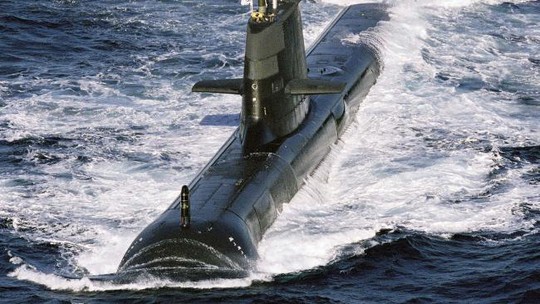 
Tàu ngầm HMAS Sheean của Hải quân Hoàng gia Úc. Ảnh: The Australian.
