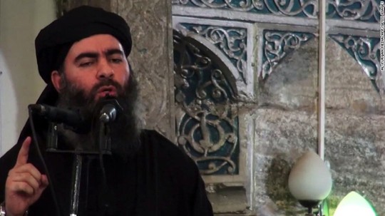 Thủ lĩnh IS Abu Bakr al-Baghdadi. Ảnh: CNN