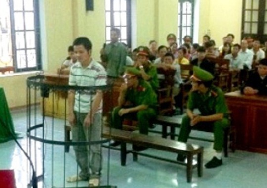 Bị cáo Hoàng Văn Hà tại phiên xét xử