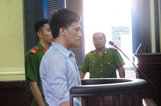 
Lê Văn Huy tại tòa
