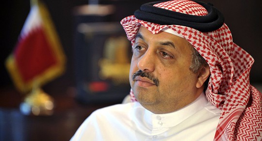 Ngoại trưởng Qatar Khalid al-Attiyah. Ảnh: AP