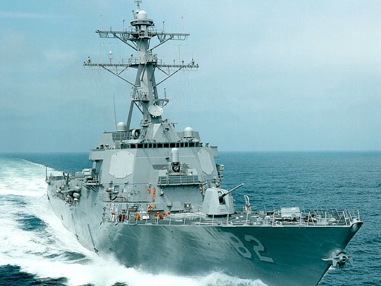 Tàu khu trục tên lửa dẫn đường USS Lassen. Ảnh: NavSource