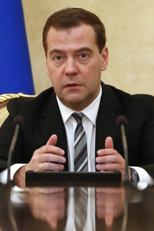 Thủ tướng Nga Dmitry Medvedev. Ảnh: IB Times