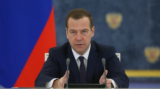 Thủ tướng Nga Dmitry Medvedev. Ảnh: Sputnik News