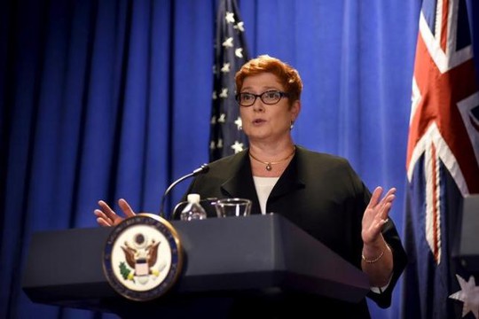 Bộ trưởng Quốc phòng Úc Marise Payne. Ảnh: Reuters