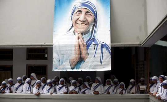 Một bức ảnh của Mẹ Teresa. Ảnh: Reuters