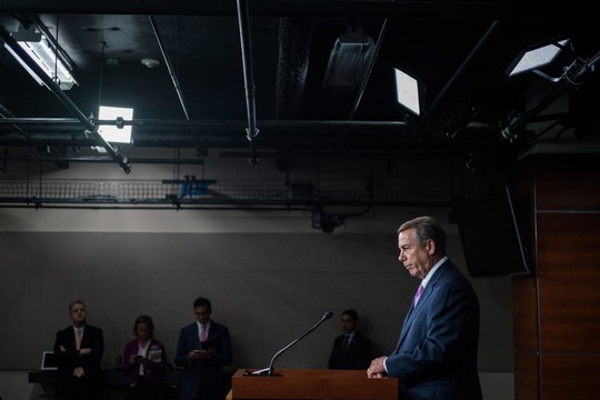 
Chủ tịch Hạ viện Mỹ John Boehner. Ảnh: New York Times
