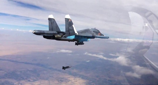 Washington cấm máy bay nước này tiếp cận sát máy bay Moscow. Ảnh: Ministry of Defense of the Russian Federation