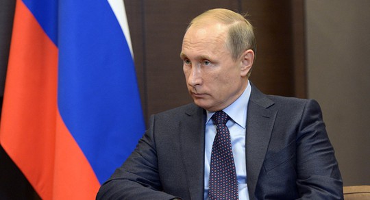 Tổng thống Nga Vladimir Putin phủ nhận sự tham gia của các lực lượng vũ trang Moscow trong chiến dịch quân sự trên bộ tại Syria. Ảnh: Sputnik