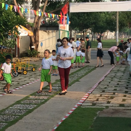 Khu&ocirc;n vi&ecirc;n ng&ocirc;i trường sẽ m&atilde;i ghi dấu ấn trong l&ograve;ng học sinh Ảnh: Bảo L&acirc;m