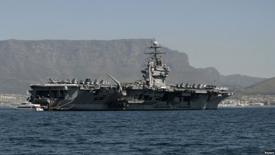 Tàu sân bay USS Theodore Roosevelt. Ảnh: Reuters