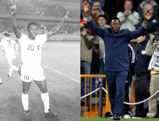 
Vua bóng đá Pele vẫn với một khuôn mặt và kiểu tóc sau hàng chục năm
