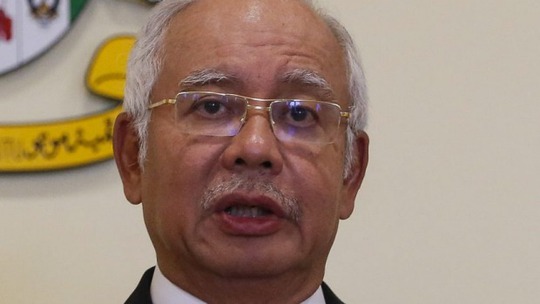 Thủ tướng Najib Razak đang đối mặt với sự chỉ trích chưa từng có. Ảnh: AP