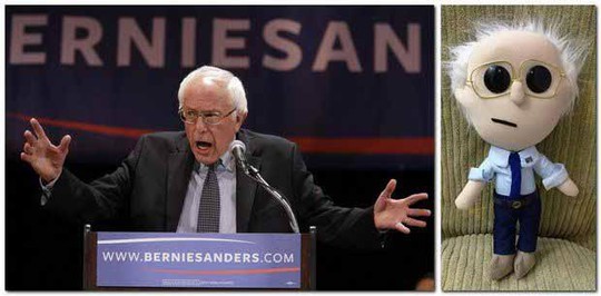 
Một cô thợ may 31 tuổi mới ra mắt các búp bê mô phỏng thượng nghị sĩ Bernie Sanders

và gửi một phần doanh thu đến chiến dịch vận động tranh cử của ông Ảnh: MASSLIVE.COM
