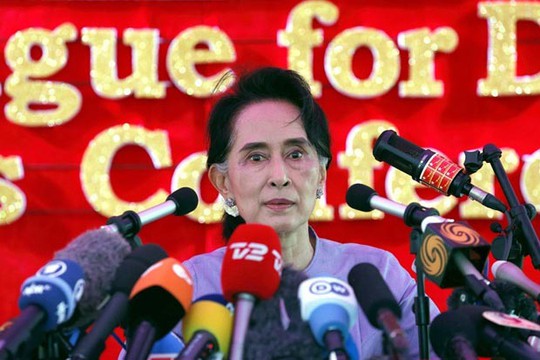 Bà Aung San Suu Kyi Ảnh: EPA