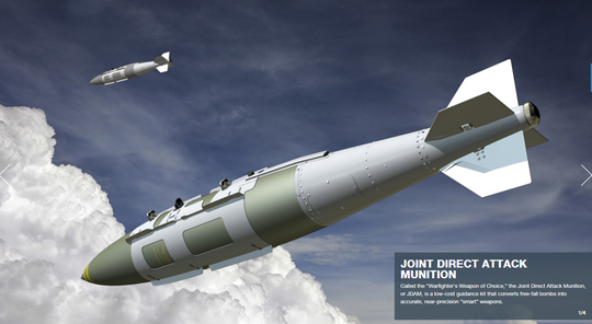 JDAM – bom dẫn đường bằng GPS. Ảnh: Boeing